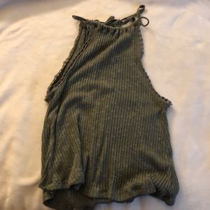 Green tank top